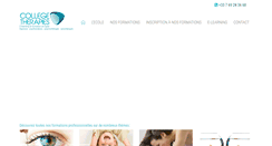 Desktop Screenshot of collegetherapies.com